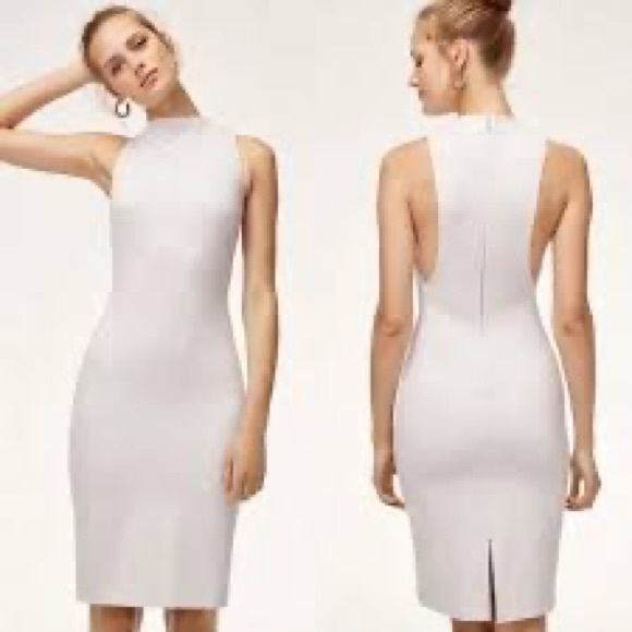 EUC Babaton Aritzia Matheson Dress in Nude - Picture 1 of 3